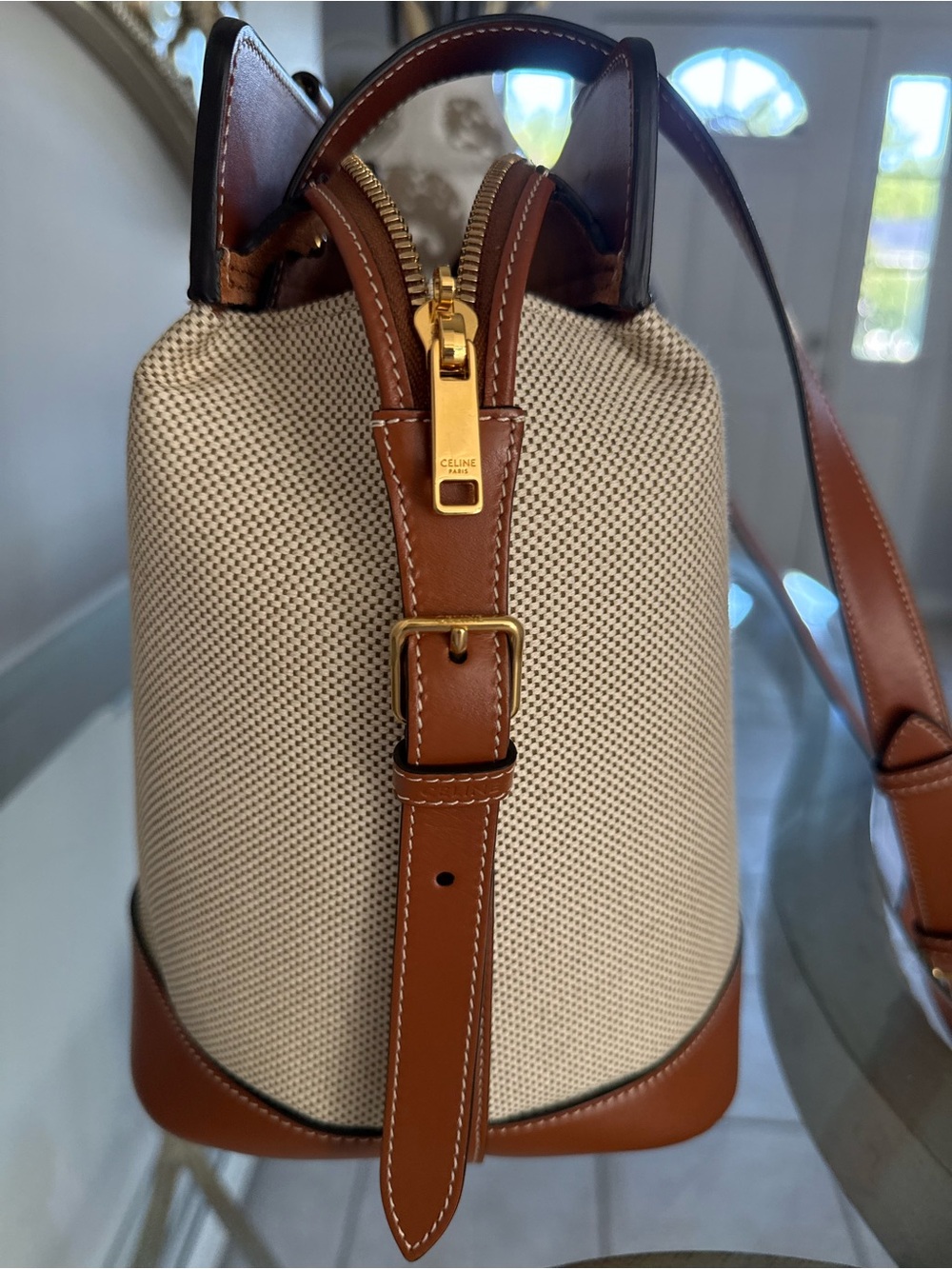 Celine Cabas de France Medium Tote Bag. - Picture 7 of 11